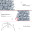 Arbre de Noël argenté argenté-1237234565