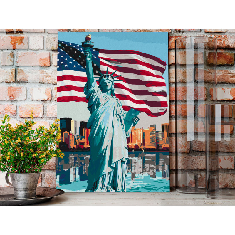Ensemble de peinture par numéros - Proud American