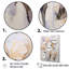 Beige, minimalisme, iris, pétales rayonnants V - iris, estampes murales-1587077515-1587077519