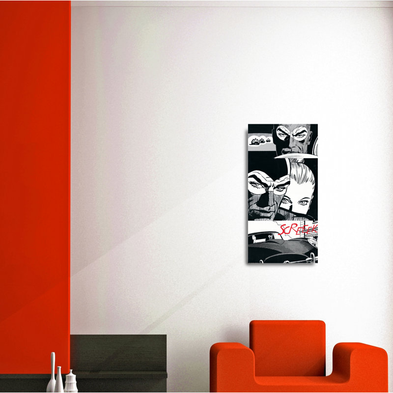 Diabolik And Eva I by Astorina - Single Picture Frame Print on MDF