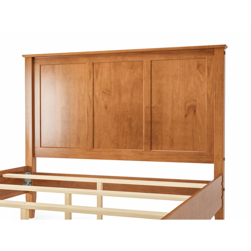Faringdon Solid Wood Bed, Cherry, Queen