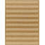 Brown Modern Outdoor Rug, Striped Stain Resistant Easy to Clean Rug For Patio, Balcony, Decks & Garden-647135800
