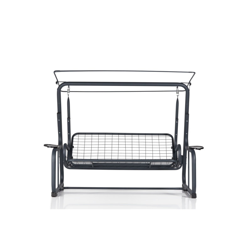 Laughlin 3 Person Porch Swing with Canopy