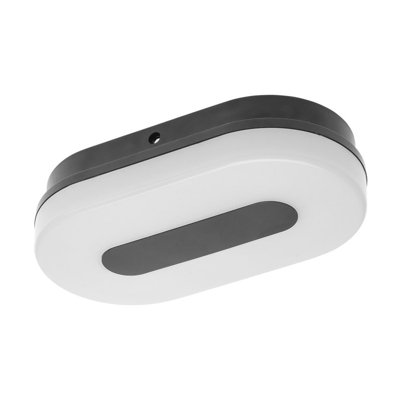 Zeph Black Integrated LED Outdoor Flush Mount