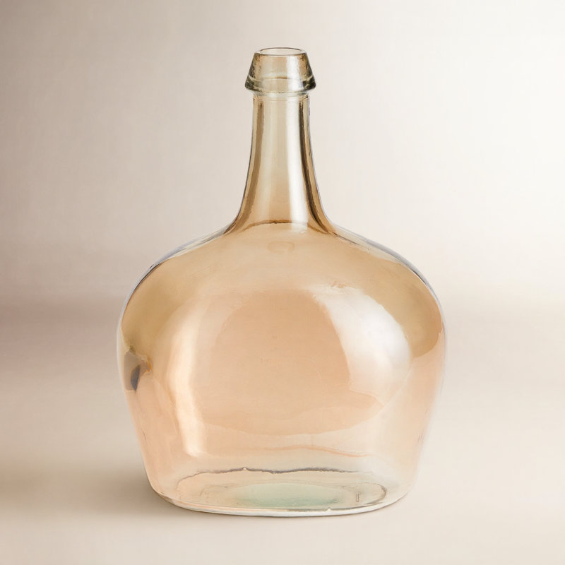 Bouteille en verre recyclé Meile Vetro, Beige
