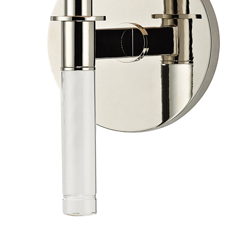 Wylie 1 - Light Flush Mounted Sconce, Polished Nickel