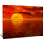 Reproduction d’art graphique sur toile, "soleil tombant vers l’océan jaune" Seashore-904847815