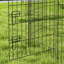 91cm H Panel Metal Pet Barrier With Door