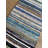 Handmade Vintage Turkish Oushak Cotton Runner Rug with Bohemian Oriental Design