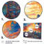 «Orange and Blue Los Angeles Views», reproduction sur toile encadrée-88538031-88538033