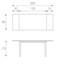 Brisco Extendable Rectangular Glass Top Dining Table-560481722-609968374