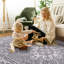 Tapis à motif floral lavable Fillender