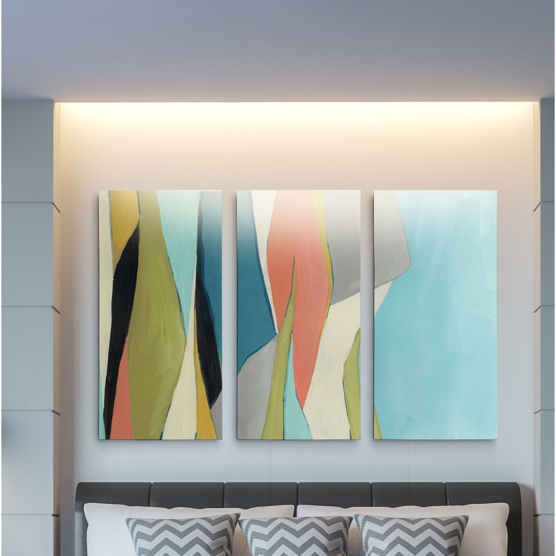 3 - Pieces, 24" H x 36" W x 1.5" D