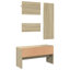 4 Piece Hallway Furniture Set Engineered Wood-393984837