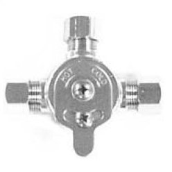 Mechanical Mixing Valve in Chrome Plate Finish