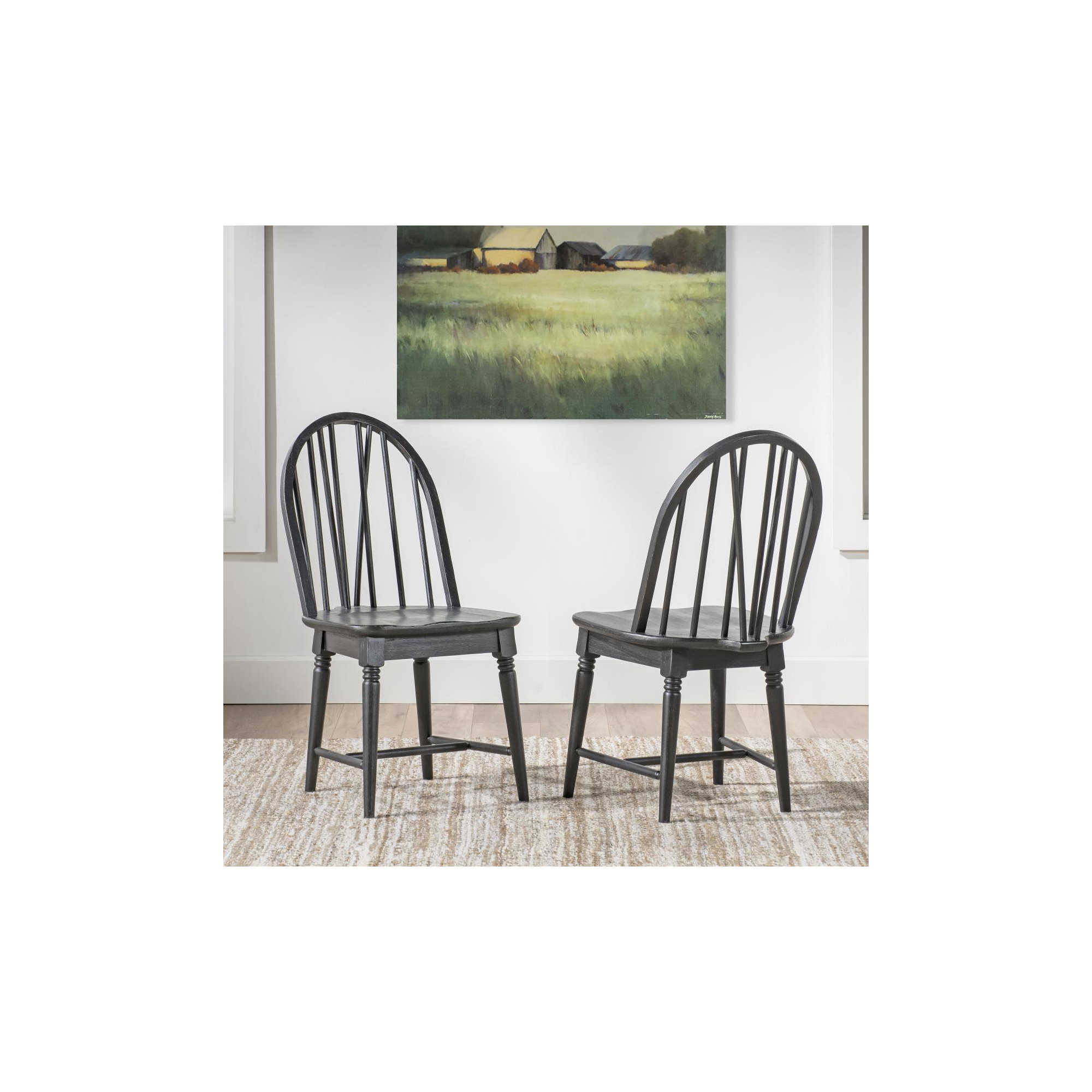 Country Living Side Chair 1, Black