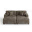 Canapé modulaire 4 pièces en chenille 4 pièces-326943543