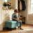 Linen Tufted Storage Ottoman, Upholstered Foot Stool-727650046