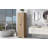 Storage Cabinet With Two Doors For Bathroom, Office, Adjustable Shelf, MDF Board, Brown (Old Sku:N725P181207D)-834134829