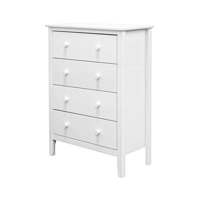 Solid Wood 30'' W 4 - Drawer Dresser