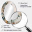 Miroir mural brun et vert Bohemia-2098859006