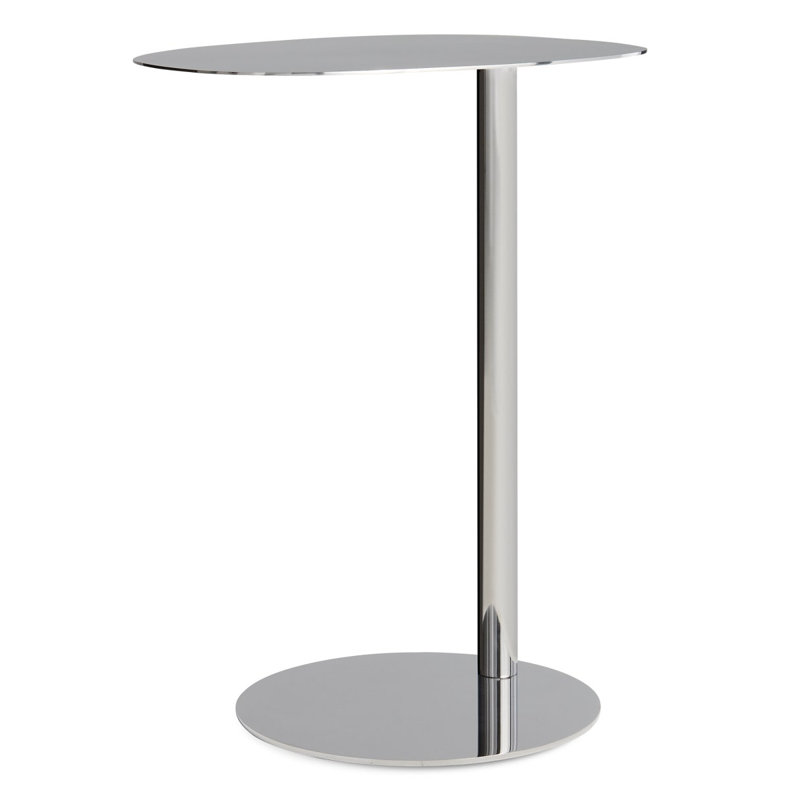 Swole Steel Top Single, 25" H x 20" W x 15" D, Polished Stainless