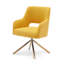 Fauteuil pivotant rembourré Breann-93705353