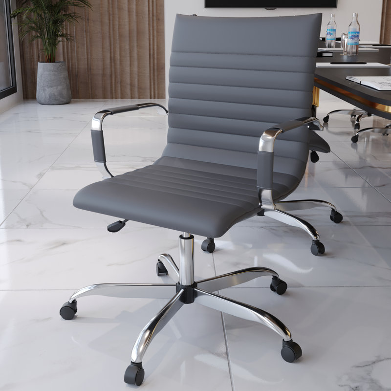 Fauteuil de conférence ergonomique Sorrells, Gris