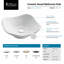 Lavabo de salle de bain circulaire pour bateau Ceramic-6155231