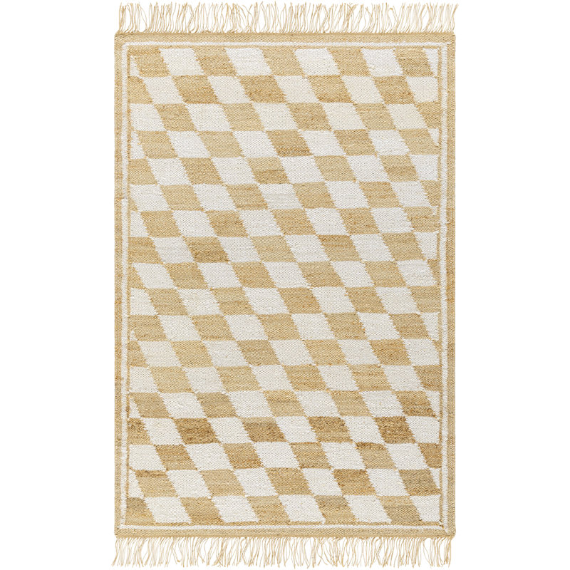 Kamey Flatweave Checkered Indoor Rug, Rectangle 2' x 3'