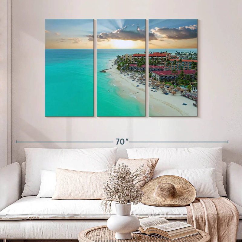 Plage Gillard Aruba Manchebo, H 32 po x l 50 po
