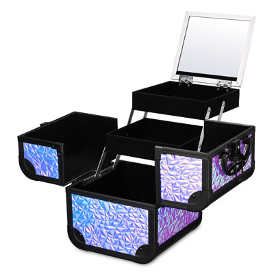Organisateur de maquillage en aluminium Laerte