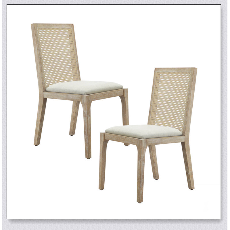 Ensemble de 2 chaises à rainures décoratives Channel