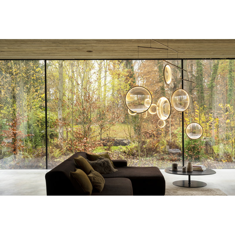 Focus 5 - Light LED Chandelier, Black
