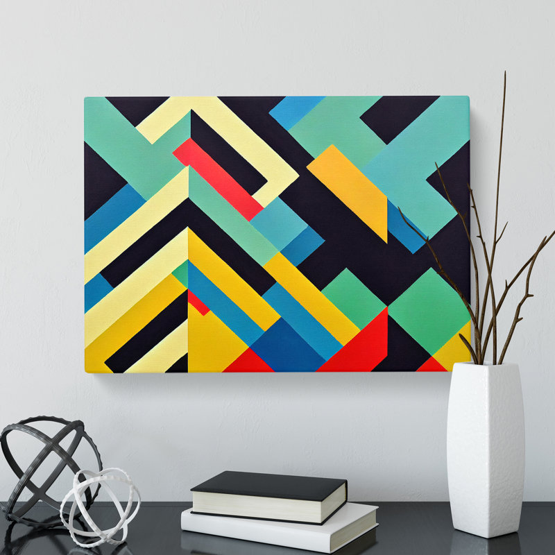 Engaging Abstract Art - Wrapped Canvas