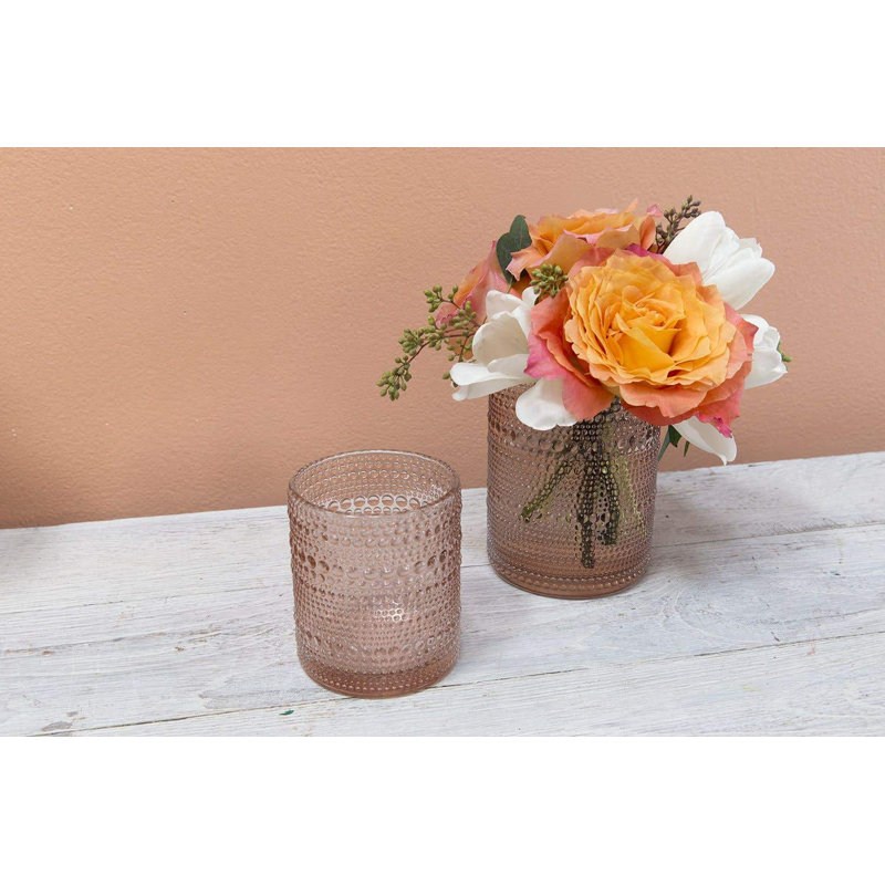Porte-bougie votive en verre Rhapsody