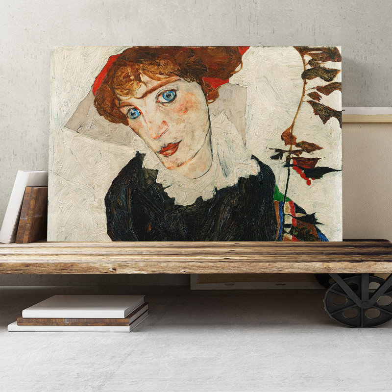 Egon Schiele - Wrapped Canvas Painting, 50cm H x 76cm W