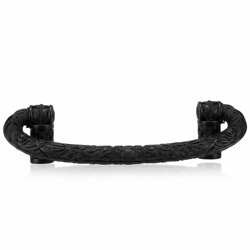 3-1/2” C TO C TREMONT HINGED PULL , Matte Black
