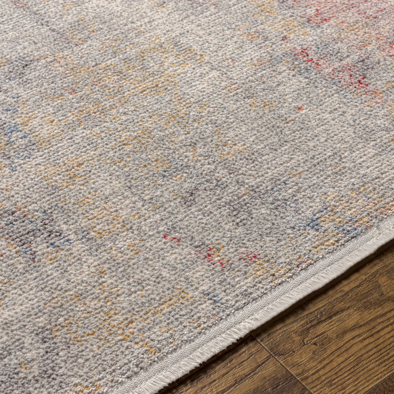 Jazive Abstract Indoor Rug, Rectangle 9'2" x 12'