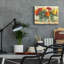 «Gerberas In Glass Vases» par Carol Rowan, art mural en verre acrylique-101670849