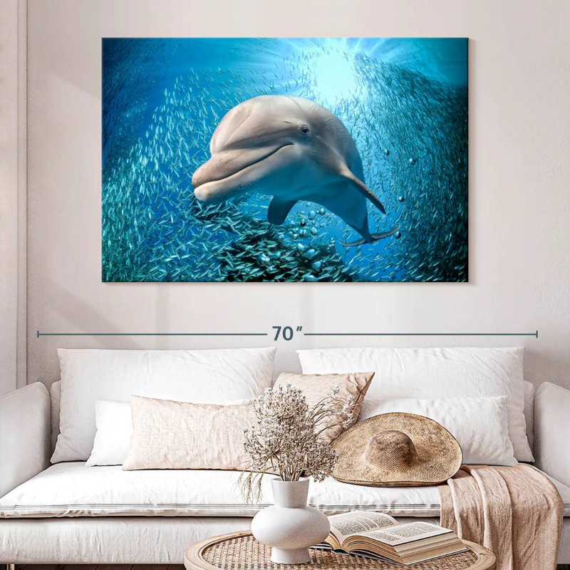 Brampt Dolphin Close Up, 34" H x 51" W