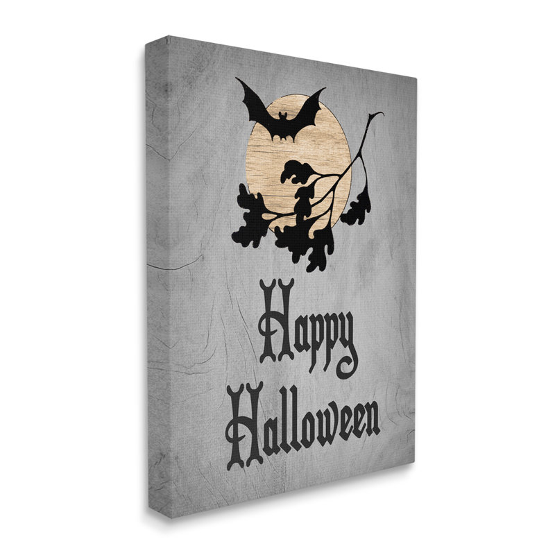 Happy Halloween Bats, H 30 po x l 24 po x P 1,5 po