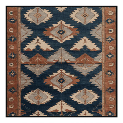 Machine Washable Persian Brown Area Rug