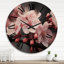 Horloge murale en bois massif Pars