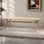 Industrial style rectangular dining table