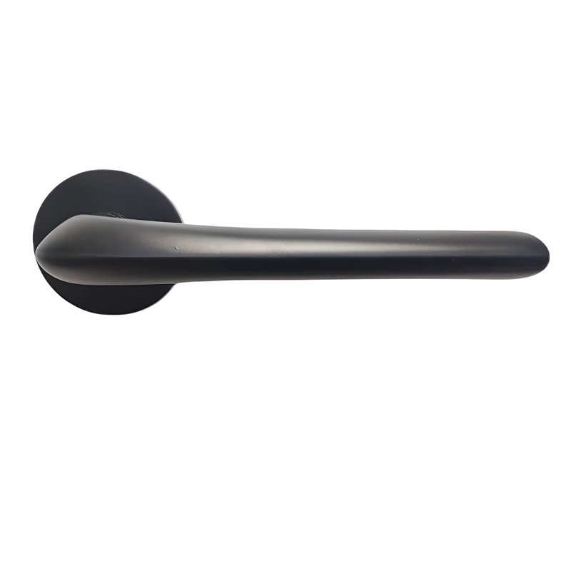 Single Dummy Right Hand Door Handle, Matte Black