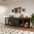 Corabelle Wood Furniture Style Crate with 2 Doors-1502485567