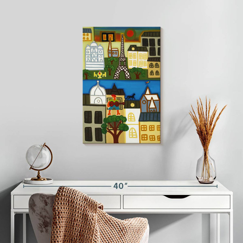 Spring In Paris, 24" H x 16" W
