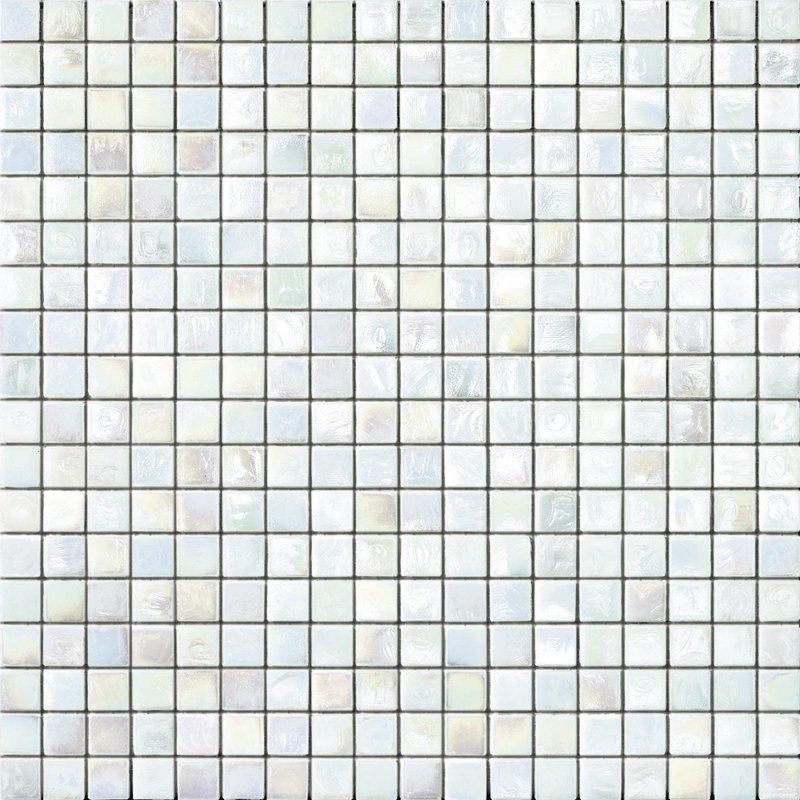 Daisy 5/8" x 5/8" Iridescent Glass Mosaic