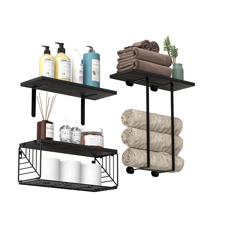 Metal Bathroom Shelves
